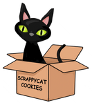 Scrappy Cat Cookies
