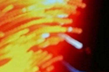 Orange colour of light