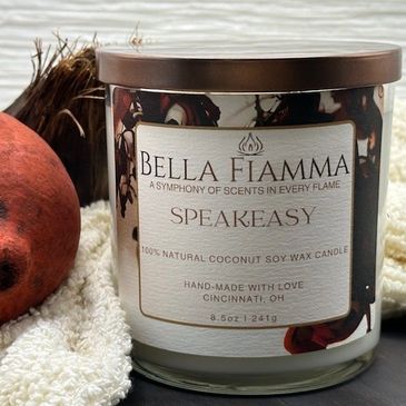 masculine fragrance coconut soy candle