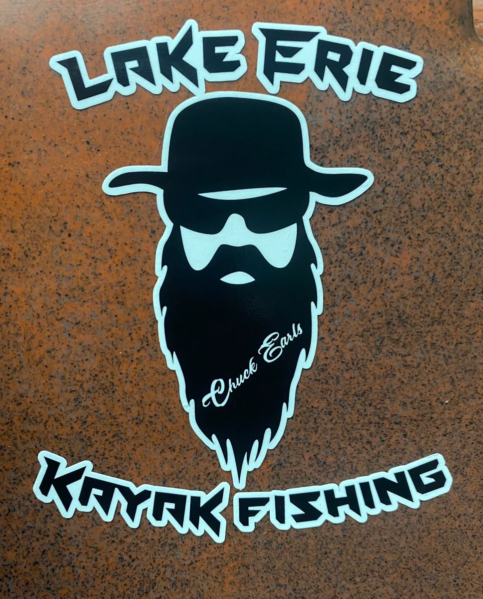 Lake Erie Kayak Fishing vinyl decals