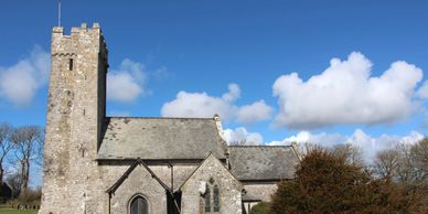 St Michael's and All Angels Church in Bosherston Pembrokeshire