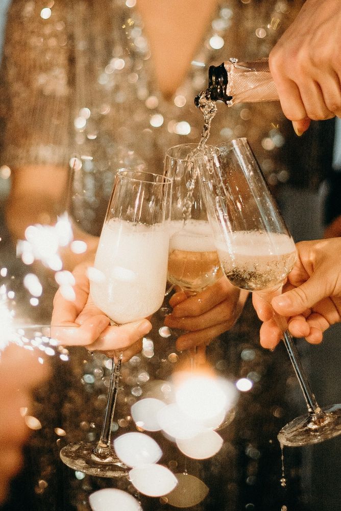 Life is short, drink bubbles often.