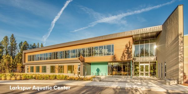 Façade Of Larkspur Aquatic Center.