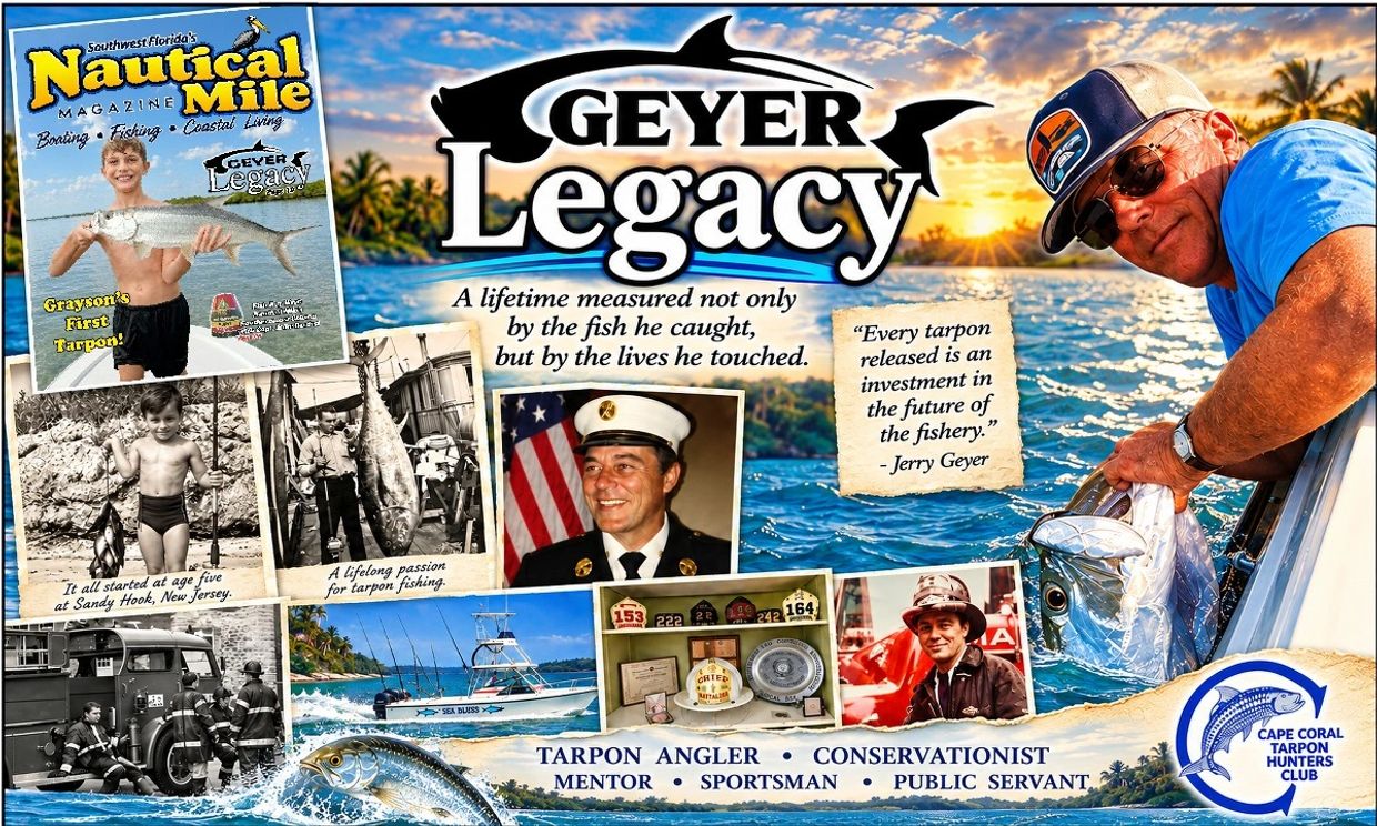 Geyer Legacy tribute featuring fishing, mentorship, and conservation.