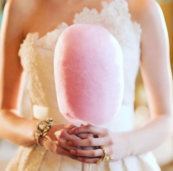 cotton candy wedding