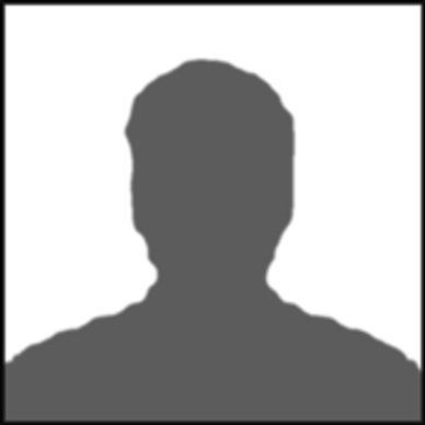 Silhouette of a person against a plain background.