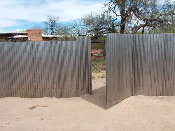 Metal gate and fence  frame 
