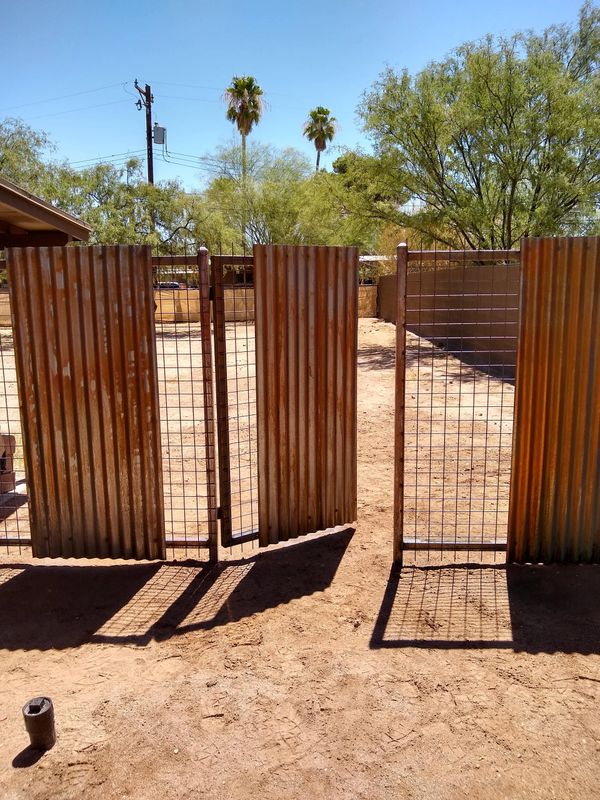 Metal gate and fence  frame 
