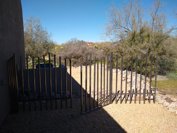 Metal gate and fence  frame 
