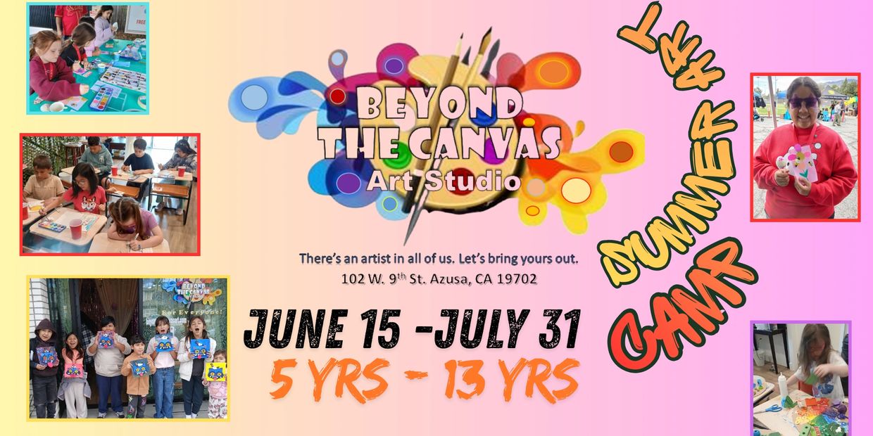 Summer Art Camp fun: June 15 to July 31.