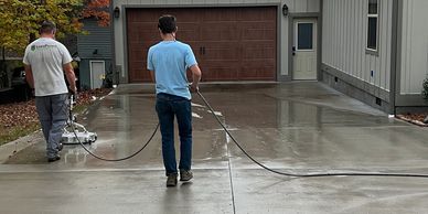 concrete cleaning