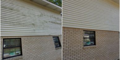 house wash before and after