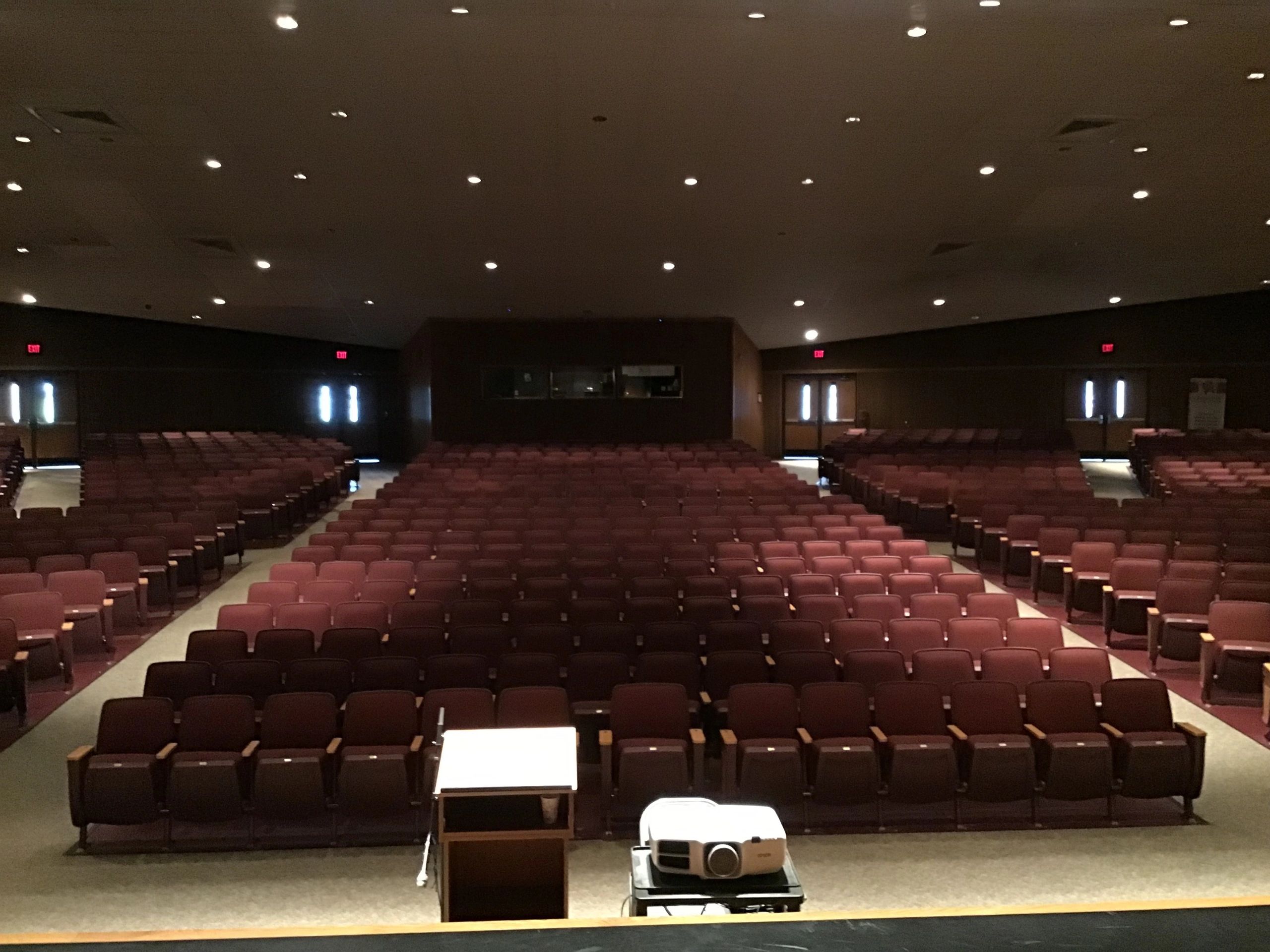 School Auditorium Seating Layout Plan
