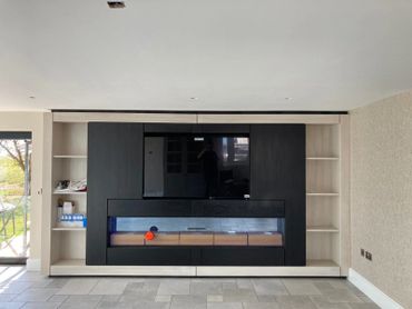 Installation of bespoke TV unit