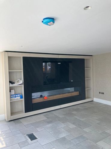 Installation of bespoke TV unit