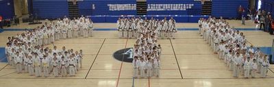 Taekwondo school (kids martial arts, kids karate, kids taekwondo, self-defense) karate training