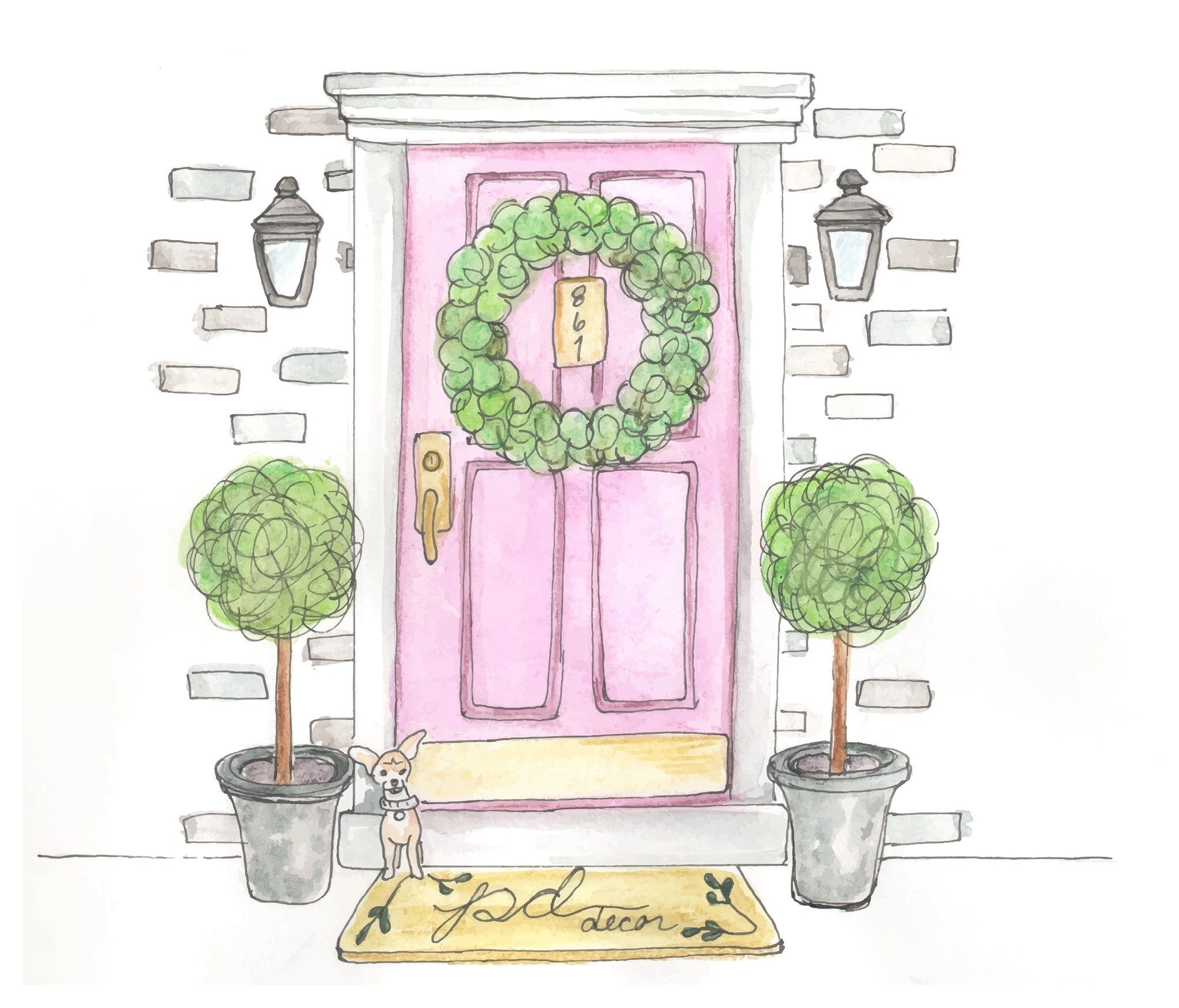 Pink Door Decor - Making the Best First Impression