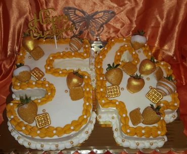 54th Number Birthday Cake