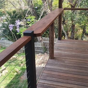 timber wire balustrade Bundaberg