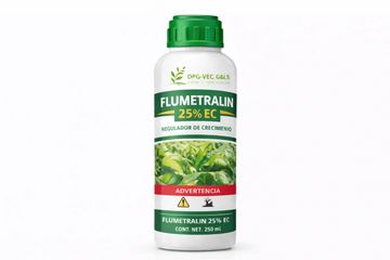 Bottle of Flumetralin 25% EC plant growth regulator.