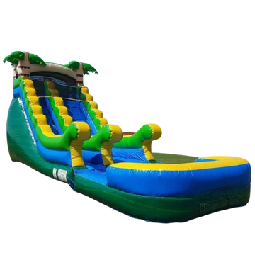 Inflatable Palm Tree Water Slide