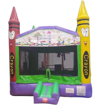 Crayon with Eyes Bounce House