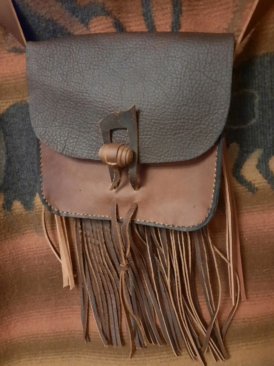 Mountain Man Possibles Bag with Leather Button