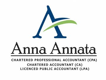 Professional logo for Anna Annata, Chartered Accountant.