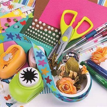 Craft activities use many different tools.