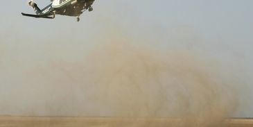 A139 landing desert, brown out flight safety risk management SAR