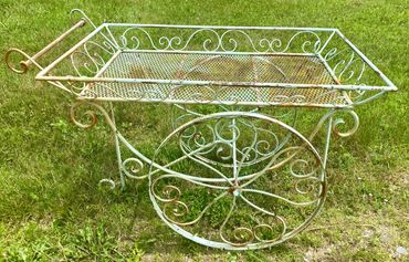 Vintage outdoor garden cart 