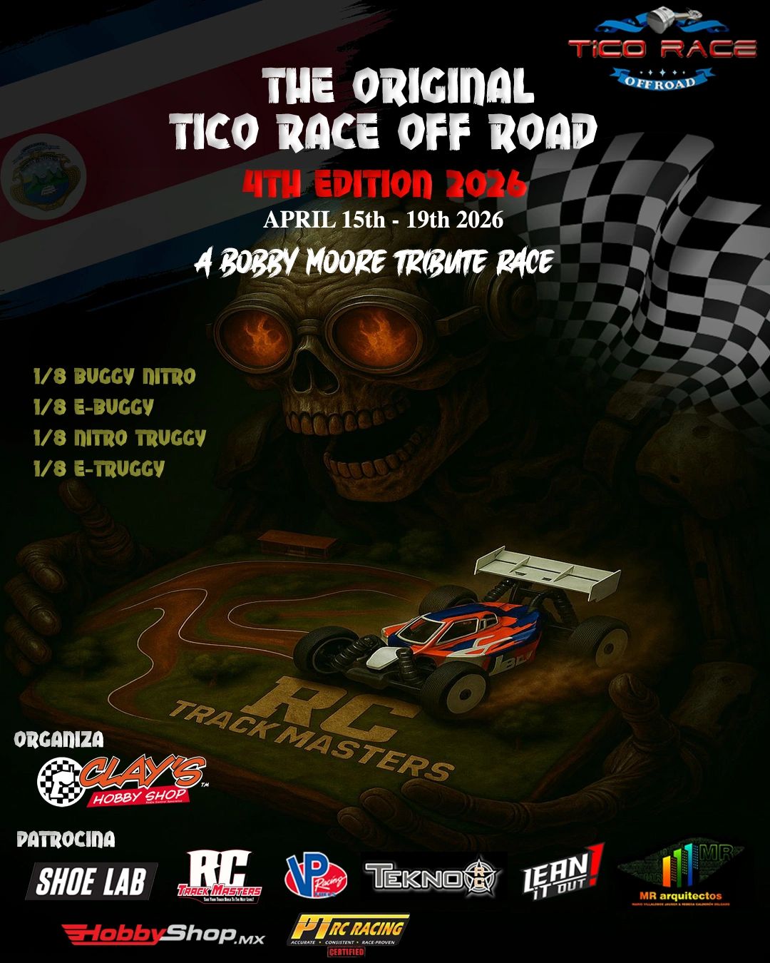 Ticko Racing Tico Race Off Road 2026, ¡Pura adrenalina RC en Costa Rica!