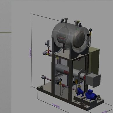 Thermic fluid heater