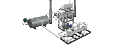 Thermic oil heater