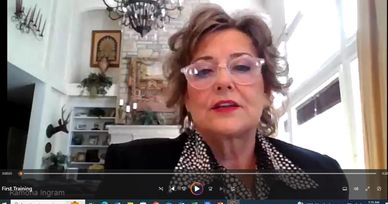 A women on a video