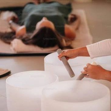 Sound bath energy, healing events, private