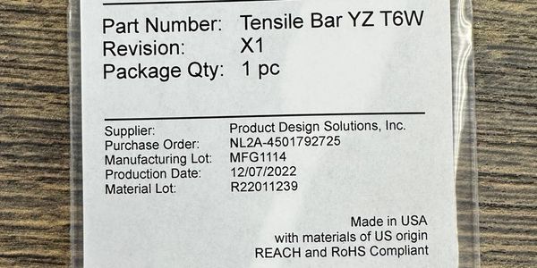 Labeling, material traceability, lot traceability, certification.