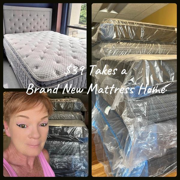 Brand New Mattresses, $39 initial payment plans