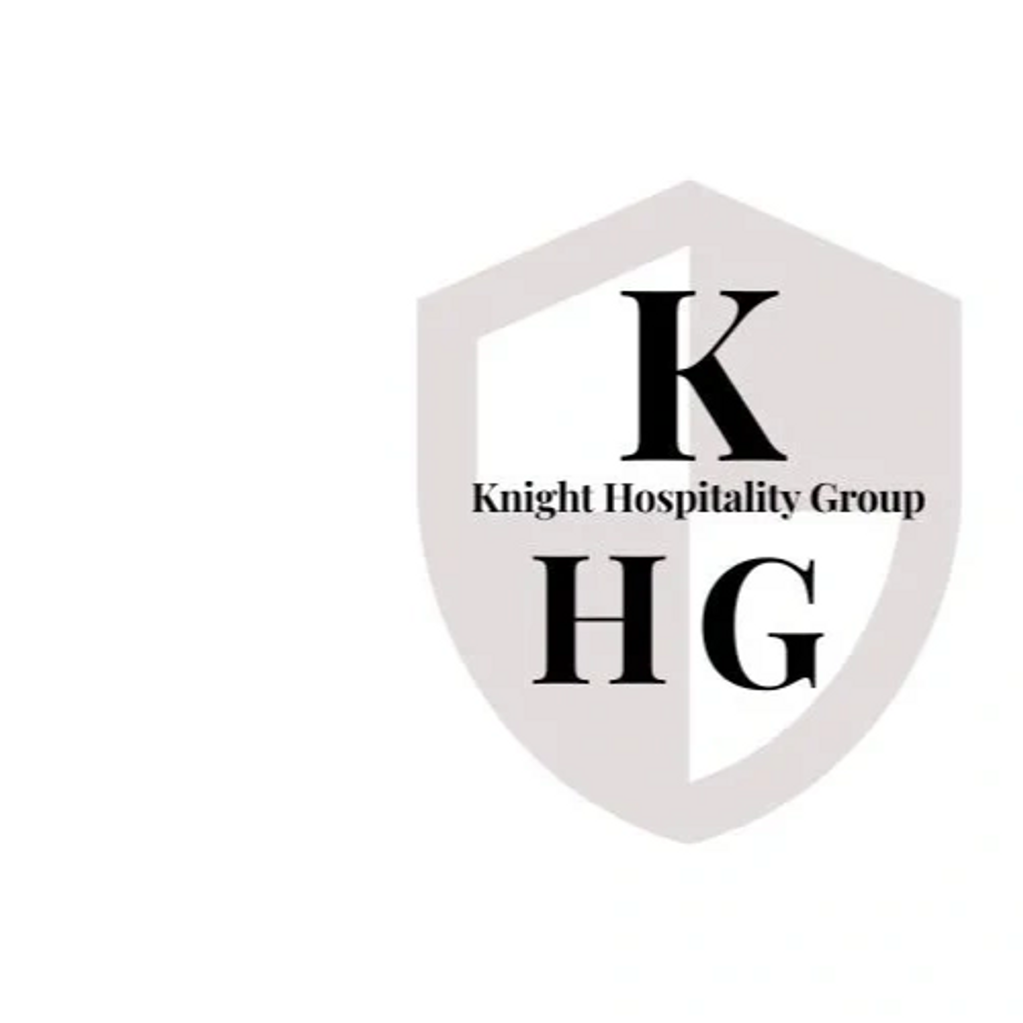 Hospitality Group with shield representing Knight name of company protecting 