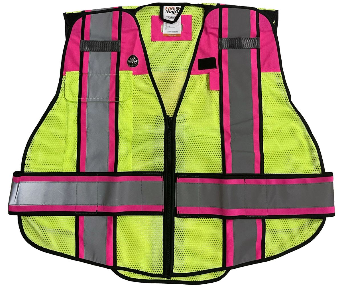 Ultrabright Pink Public Safety Vest