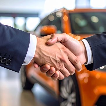 two men shaking hands