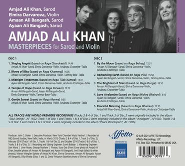"Masterpieces for Sarod & Violin" entered the BILLBOARD Classical Charts at the No. 3 position in Au