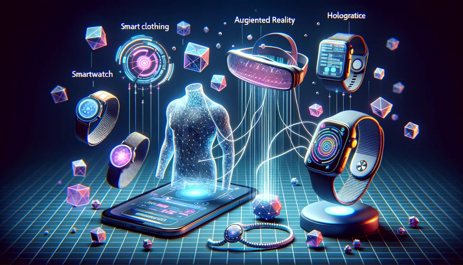 modern health wearables with long battery life