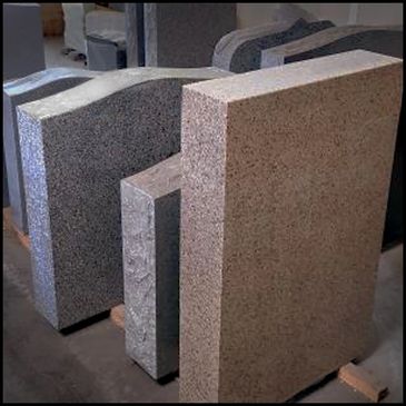 McCarthy Granite stocks materials for memorials, markers, monuments, headstones, and tombstones.