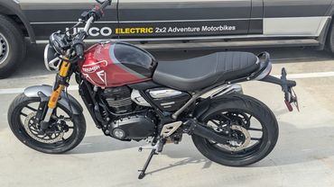 Triumph 400 SPEED, available to rent at www.DesertMotoRentals.com

#Triumphrentals