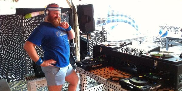 DJ Hottpants spinning at Gramps in Wynwood