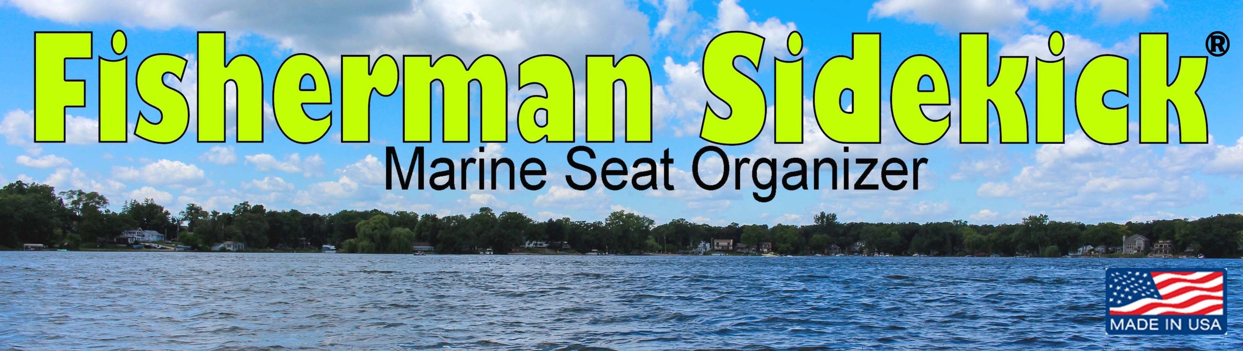 FISHERMAN SIDEKICK - Marine Seat Organizer, Fisherman Sidekick