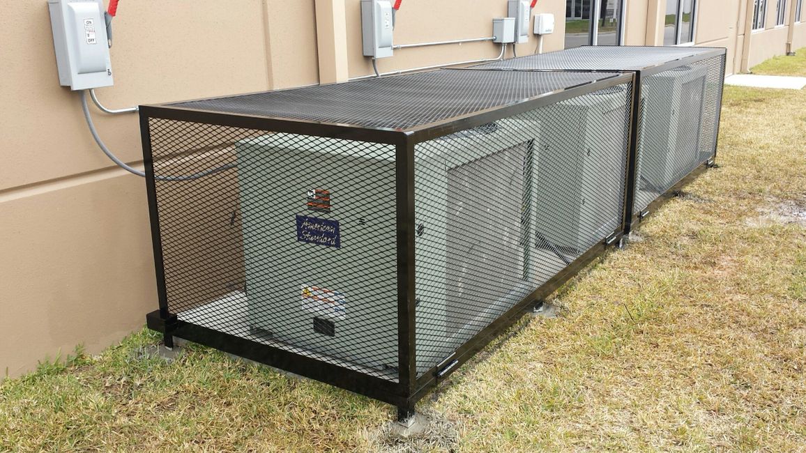 Gorilla Manufacturing Air Conditioner Cages, AC Cages Enclosures Gorilla Manufacturing