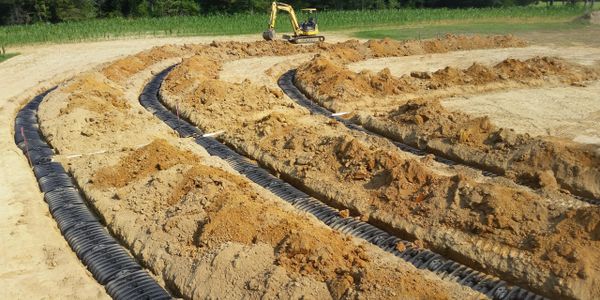 Low profile septic system 