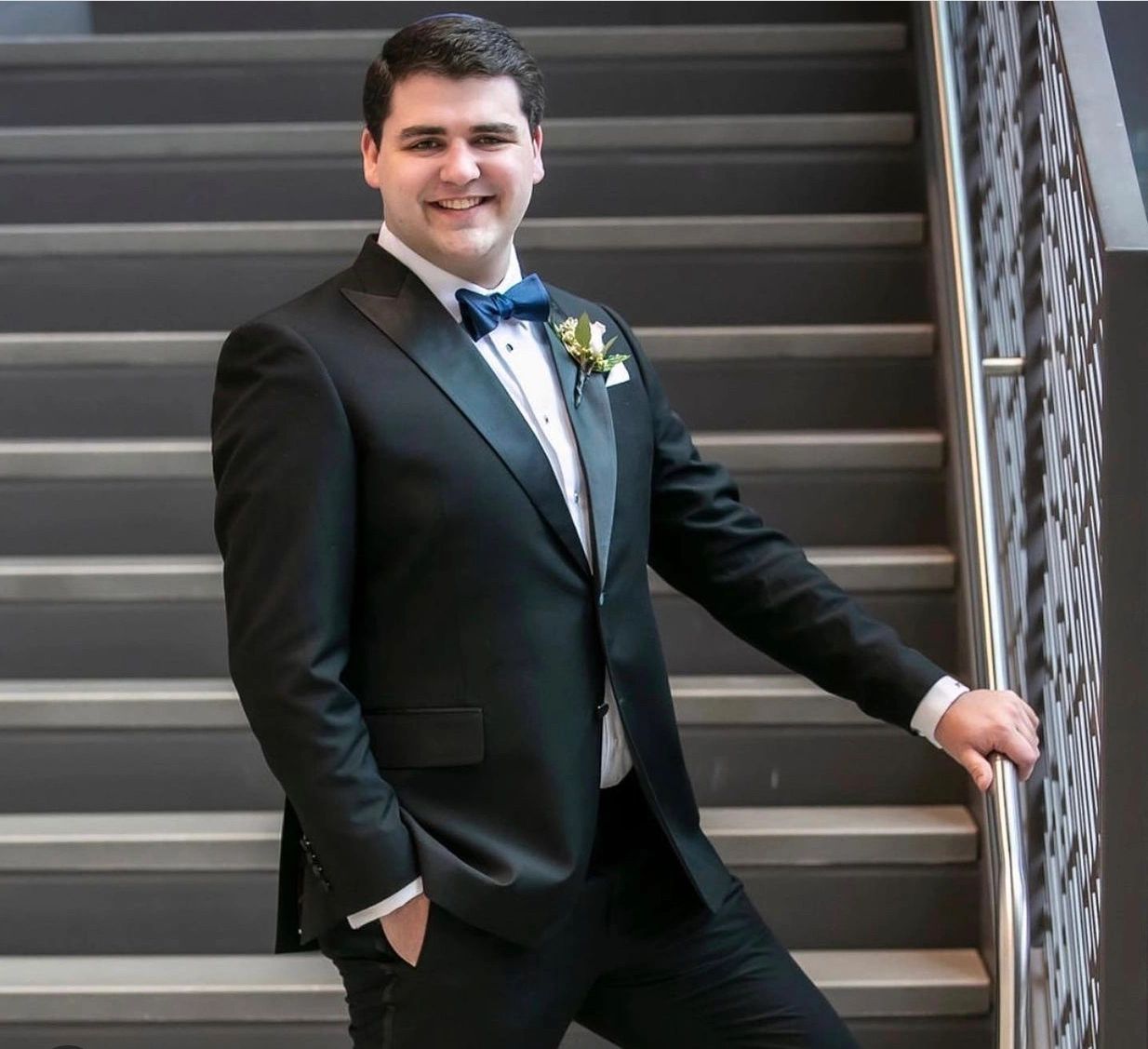 Custom wedding tuxedo Houston BLU Fine Menswear
